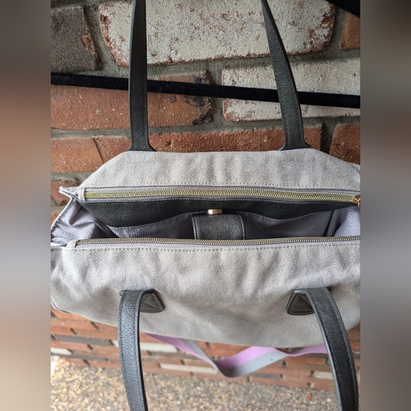 Erin Condren crossbody canvas tote, laptop bag, planner. - Picture 4 of 13